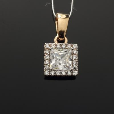 Auksinis pakabukas su akutėmis