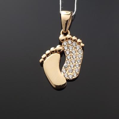 Auksinis pakabukas Pėdutės