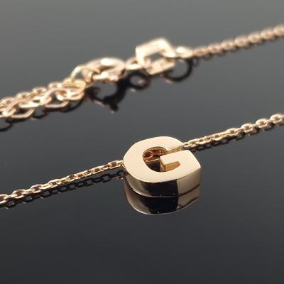 Auksinė grandinėlė su raidele G