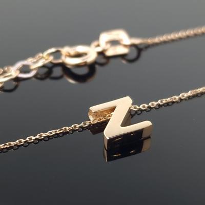 Auksinė grandinėlė su raidele Z