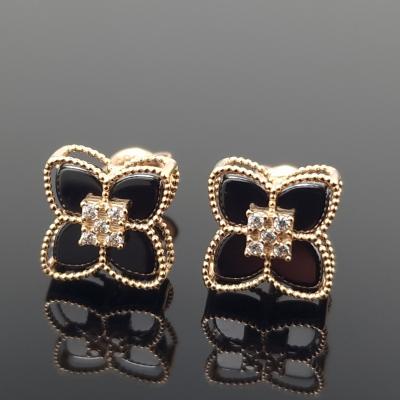 Auksiniai auskarai Dobiliukai