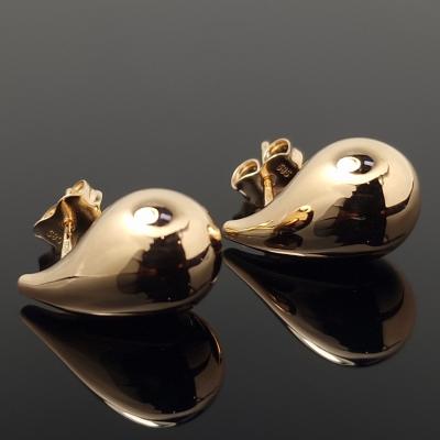 Auksiniai auskarai Lašas