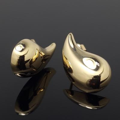 Geltono aukso auskarai Lašas