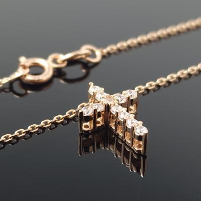 Auksinė grandinėlė su Kryžiuku