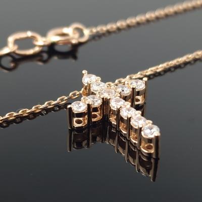 Auksinė grandinėlė su Kryžiuku