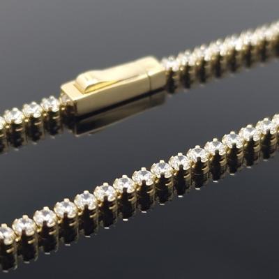 Geltono aukso apyrankė Tennis